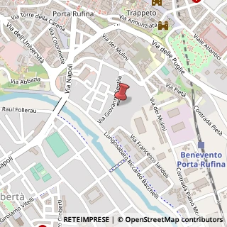 Mappa Via Giovanni Gentile, 6, 82100 Benevento, Benevento (Campania)