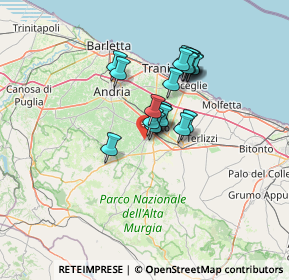 Mappa Viale delle Ortensie, 70033 Corato BA, Italia (10.573)