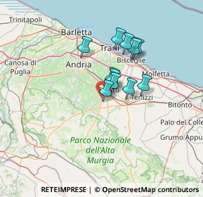 Mappa Viale delle Ortensie, 70033 Corato BA, Italia (10.10091)
