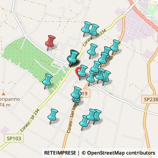Mappa Viale delle Ortensie, 70033 Corato BA, Italia (0.81538)