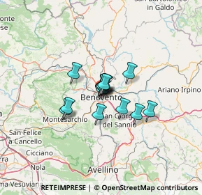 Mappa 82100 Benevento BN, Italia (7.40714)