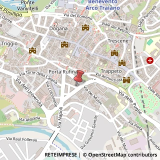 Mappa Via delle Poste, 35/37, 82100 Benevento, Benevento (Campania)