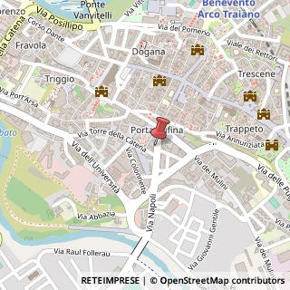 Mappa Via Porta Rufina, 28, 82100 Benevento, Benevento (Campania)