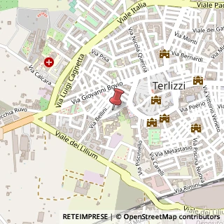Mappa Via Vito Giuseppe Millico, 22, 70038 Terlizzi, Bari (Puglia)
