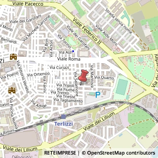 Mappa Via Tripoli, n°94, 70038 Terlizzi, Bari (Puglia)