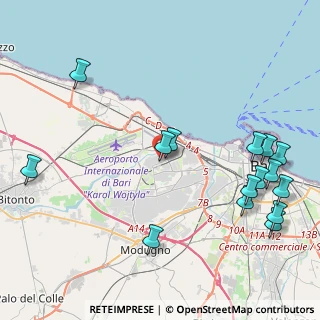 Mappa Via Castelluccio, 70132 Bari BA, Italia (5.61133)