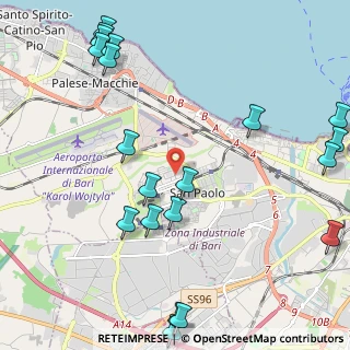 Mappa Via Castelluccio, 70132 Bari BA, Italia (3.111)