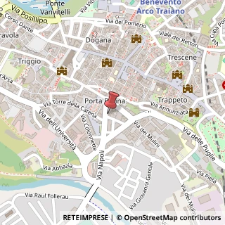 Mappa Via delle Poste, 9, 82100 Benevento, Benevento (Campania)