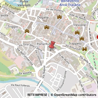 Mappa Via delle Poste, 23, 82100 Benevento, Benevento (Campania)
