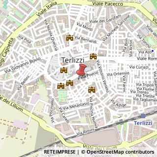 Mappa Via Giuseppe Mazzini, 18, 70038 Terlizzi, Bari (Puglia)