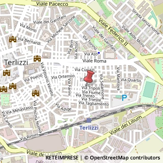 Mappa Via piave 15/a, 70038 Terlizzi, Bari (Puglia)
