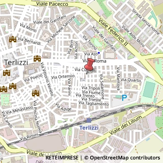 Mappa Via Piave, 11, 70038 Terlizzi, Bari (Puglia)