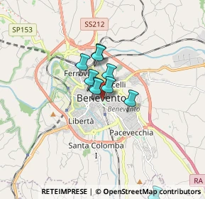 Mappa Piazza Castello n, 82019 Sant'Agata de' Goti BN, Italia (1.54636)