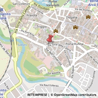 Mappa Via Torre della Catena, n?66, 82100 Benevento, Benevento (Campania)
