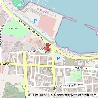 Mappa Via Ricciotto Canudo, 60, 70123 Bari, Bari (Puglia)