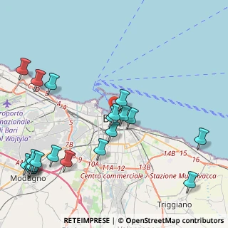 Mappa Corso de Tullio Palazzina PIF c, 70122 Bari BA, Italia (5.6225)