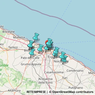 Mappa Molo Pizzoli, 70122 Bari BA, Italia (9.58692)