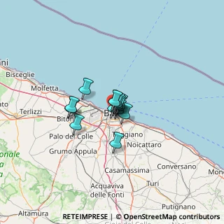 Mappa Corso A. de Tullio 1 Porto di Bari, 70126 Bari BA (6.09786)