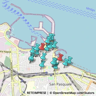 Mappa Strada Tancredi, 70122 Bari BA (0.73)