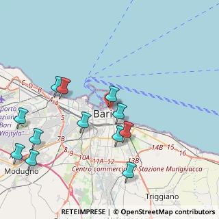 Mappa Strada Caratore del Carmine, 70121 Bari BA (4.97167)
