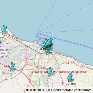 Mappa Strada Tancredi, 70122 Bari BA (3.37786)