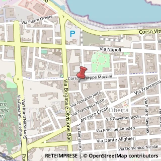 Mappa Via Michele Mirenghi,  54, 70123 Bari, Bari (Puglia)