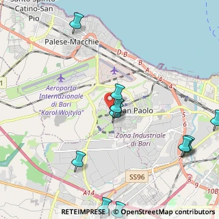 Mappa Via Massa Carlo, 70132 Bari BA, Italia (2.7625)