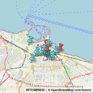 Mappa Via Andrea da Bari, 70123 Bari BA, Italia (1.22462)