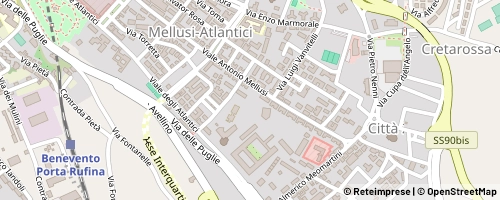 Mappa Benevento