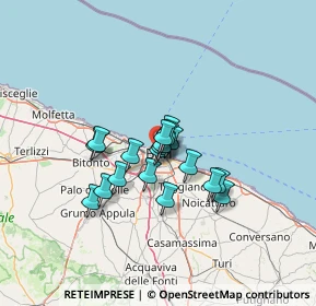 Mappa Via Crispi n. 5 c, 70123 Bari BA, Italia (9.37211)