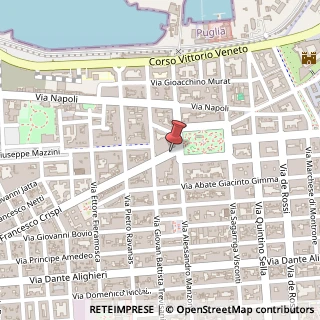 Mappa Via Francesco Crispi, 6, 70123 Bari, Bari (Puglia)