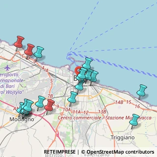 Mappa Via Crispi n. 5 c, 70122 Bari BA, Italia (5.304)