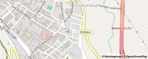Mappa Benevento