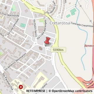 Mappa Via Almerico Meomartini,  124, 82100 Benevento, Benevento (Campania)
