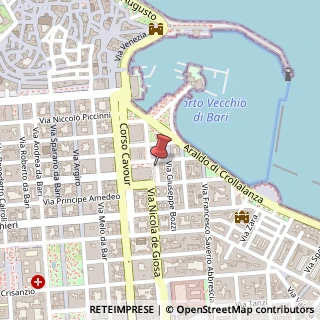 Mappa Via Fiume,  3, 70121 Bari, Bari (Puglia)