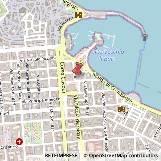 Mappa Via Quarnaro, 16, 70121 Bari, Bari (Puglia)