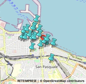 Mappa Via Quarnaro, 70121 Bari BA, Italia (0.637)
