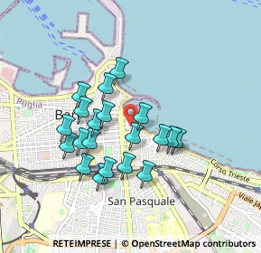 Mappa Via Quarnaro, 70121 Bari BA, Italia (0.815)