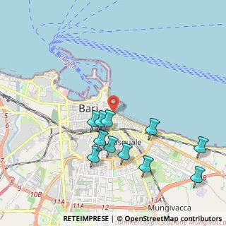 Mappa Via Quarnaro, 70121 Bari BA, Italia (2.22909)