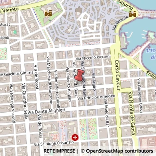 Mappa Via Andrea da Bari, 58, 70121 Bari, Bari (Puglia)