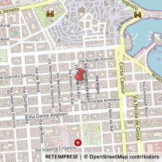 Mappa Via Andrea da Bari, 69, 70121 Bari, Bari (Puglia)