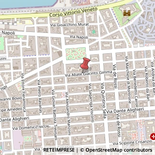 Mappa Via Abate Gimma, 243, 70122 Bari, Bari (Puglia)