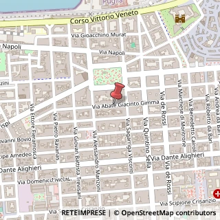 Mappa Via Abate Gimma, 230, 70122 Bari, Bari (Puglia)