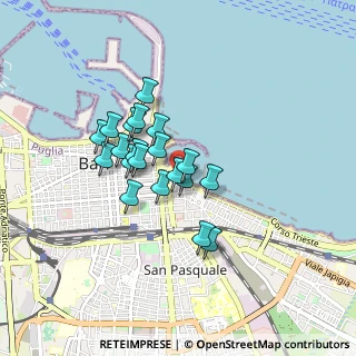 Mappa Via de Nicolò Vito Nicola, 70121 Bari BA, Italia (0.682)