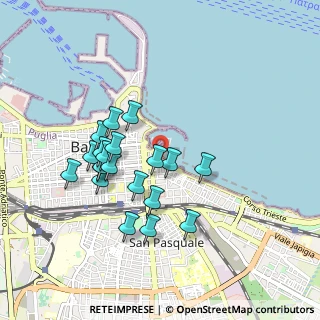 Mappa Via de Nicolò Vito Nicola, 70121 Bari BA, Italia (0.8875)
