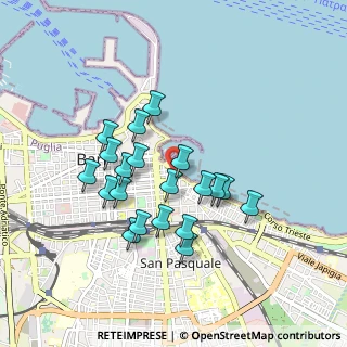 Mappa Via de Nicolò Vito Nicola, 70121 Bari BA, Italia (0.8425)