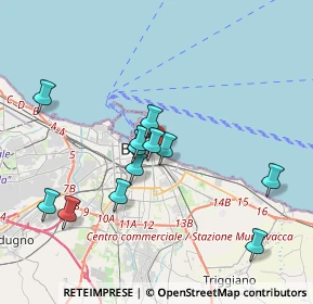 Mappa Via de Nicolò Vito Nicola, 70121 Bari BA, Italia (3.79333)