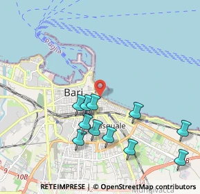 Mappa Via de Nicolò Vito Nicola, 70121 Bari BA, Italia (2.22818)