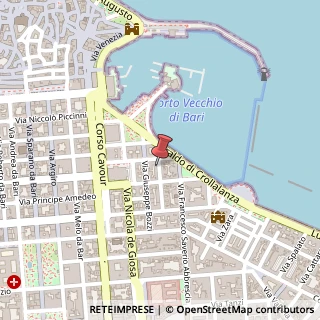 Mappa Largo Bruno Giordano, 53, 70121 Bari, Bari (Puglia)