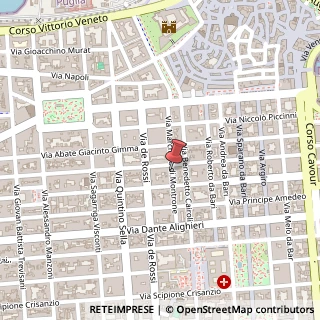 Mappa Via Marchese di Montrone, 71, 70122 Bari, Bari (Puglia)